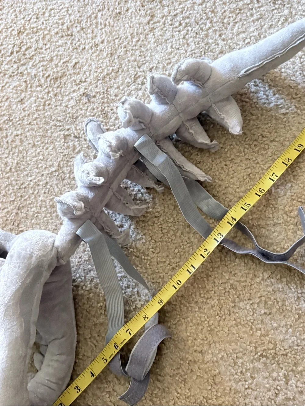 Dinosaur Skeleton Plush costume for Pet